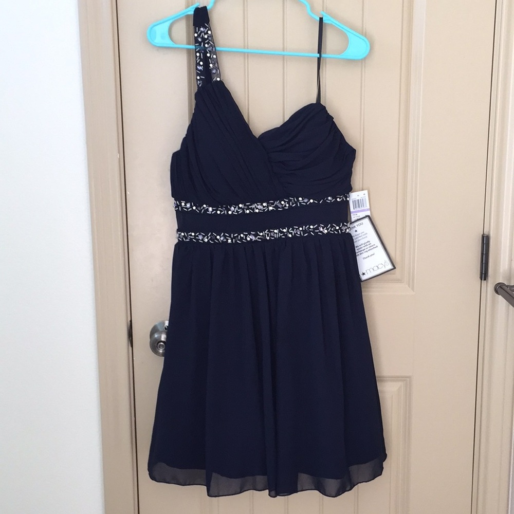 One shoulder prom dress sz 11